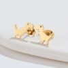 Stainless Steel Earring with Dinosaur Design