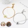 Pet Photo Personalized Bracelets for Couples Adjustable