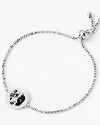 Pet Photo Personalized Bracelets for Couples Adjustable