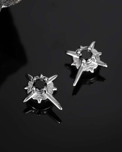 Star Shaped Clip On Earrings Men Wholesale