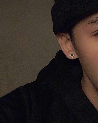 Star Shaped Clip On Earrings Men Wholesaleの別ビュー