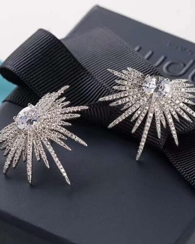 Starburst Copper Earrings for Women Wholesale