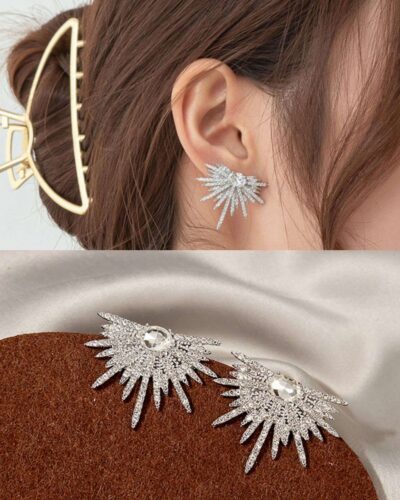 Alternative view of Starburst Copper Earrings for Women Wholesale
