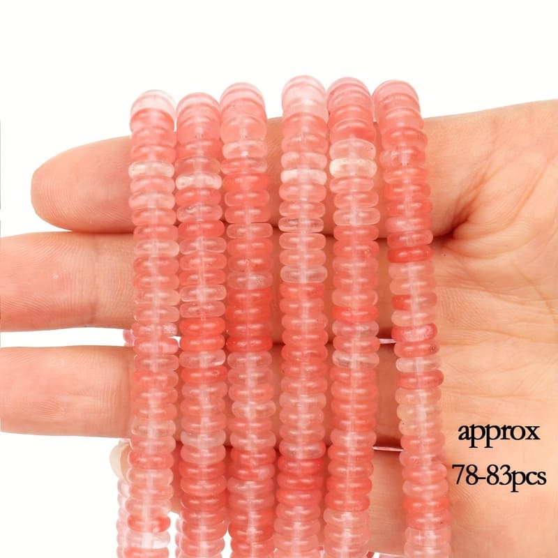 6*2MM Abacus Shape Crystal Beads Jewellery Making