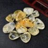Transparent Brazil Yellow Citrine Polished Rocks Bulk