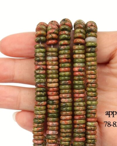 6*2MM Abacus Shape Crystal Beads Jewellery Making