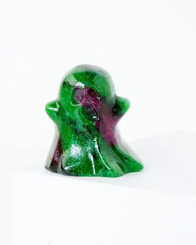 Mini Ghost Opalite Carving Halloween Decor
