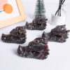 Unique Dragon Head Yooperlite Flame Stone Carvings Crystal