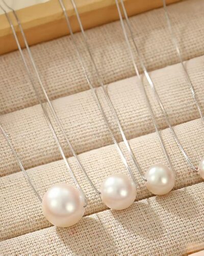 Versatile Single Pink Mother-of-Pearl Necklace Chain