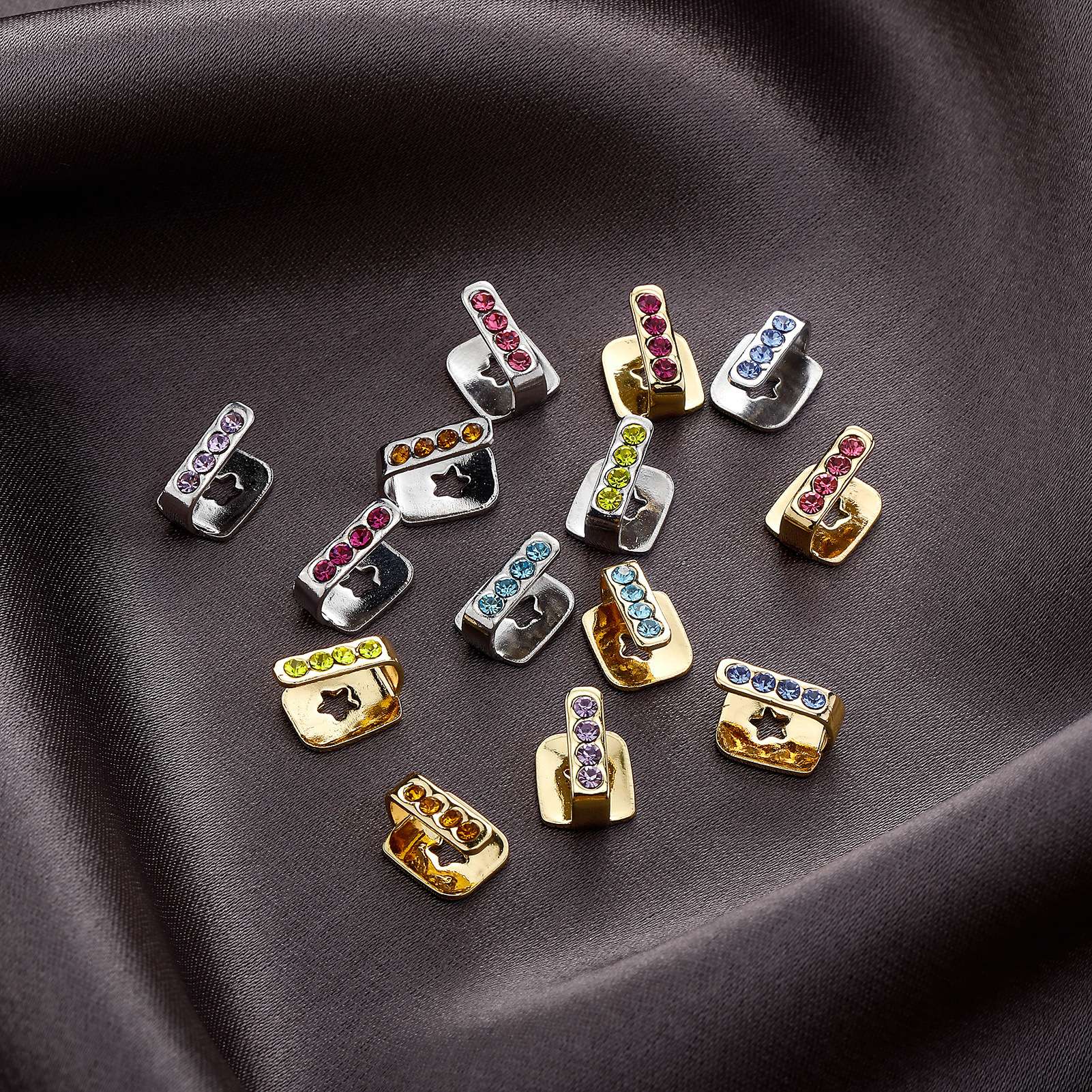 Vertical Grillz for Teeth with Gold-Plated - Obrázek 4