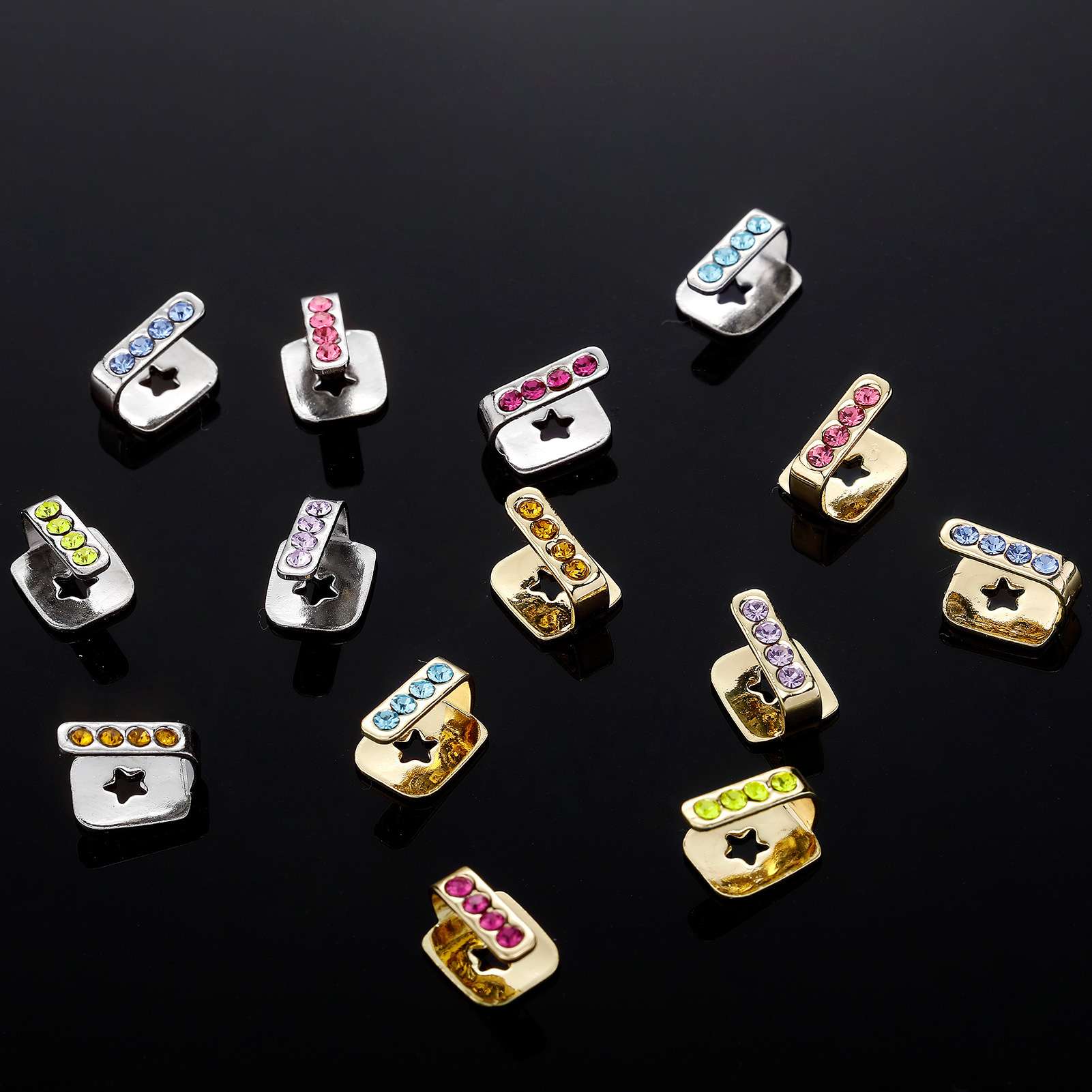 Vertical Grillz for Teeth with Gold-Plated - Obrázek 5