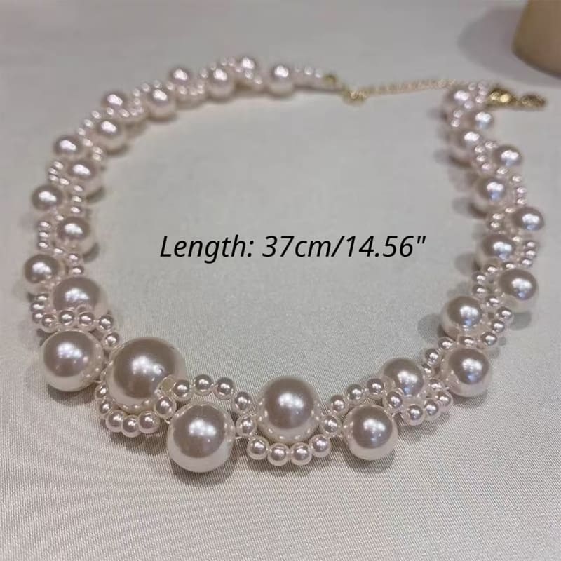 Vintage Pearl Choker Necklace Wedding Court Style