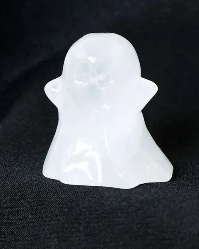 Mini Ghost Opalite Carving Halloween Decor