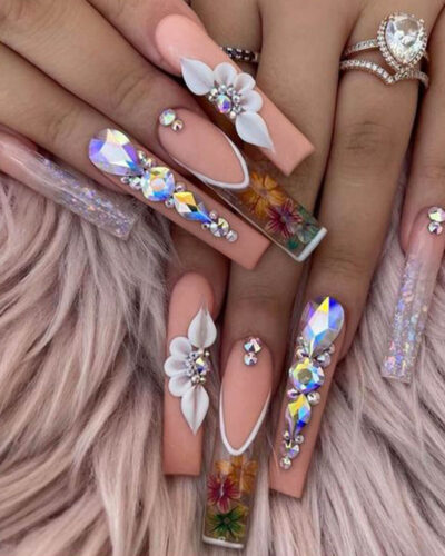 Coffin Press On Nails