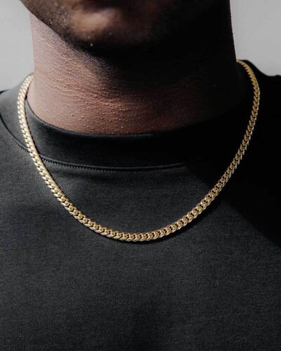 Wholesale Hip-Hop 18K Gold Plated Cuban Link Chains for Men