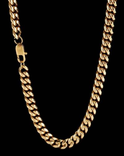 Wholesale Hip-Hop 18K Gold Plated Cuban Link Chains for Men