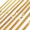 Wholesale Hip-Hop 18K Gold Plated Cuban Link Chains for Men