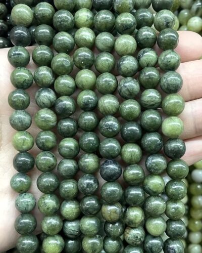 Wholesale Natural Green Jade Beads Loose Gemstones