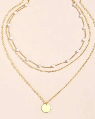 Vue alternative de Wholesale Necklace Chains with Round Pendant