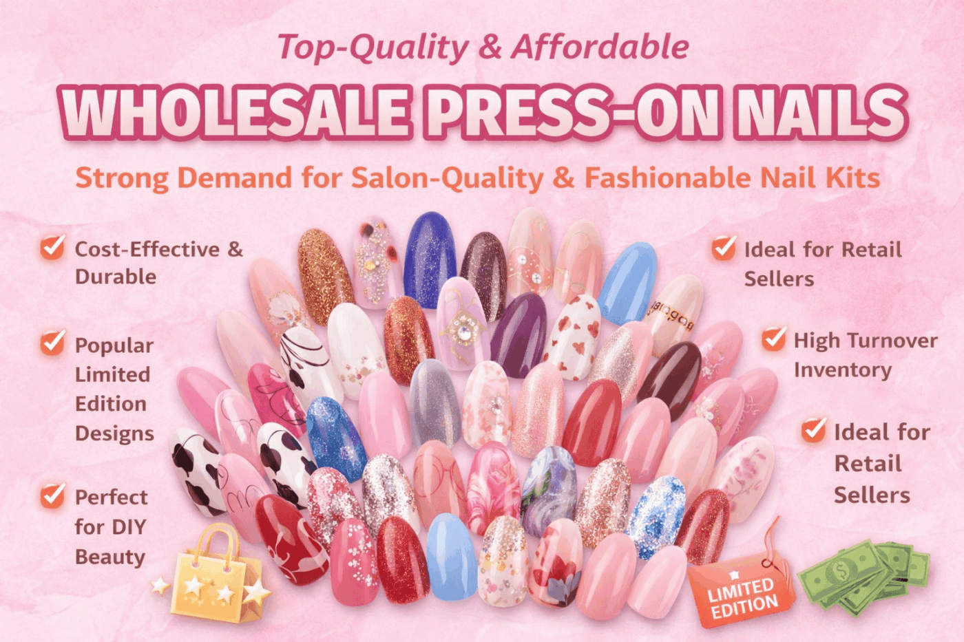 Wholesale Press On Nails Supplier for Global Buyer