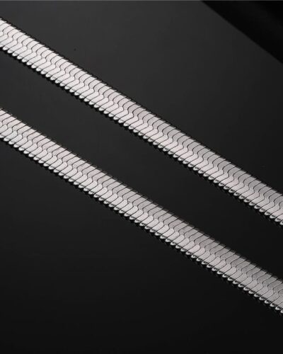 Wholesale Stainless Steel Herringbone Chain Necklace for Men Women 2