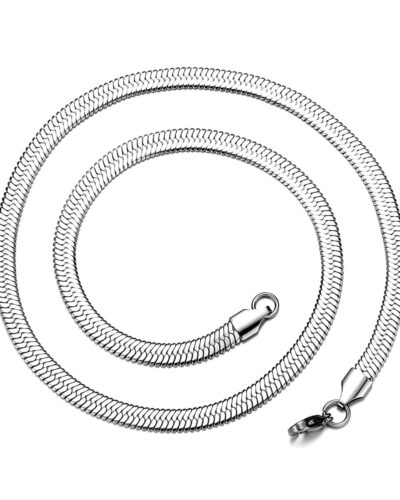 Wholesale Stainless Steel Herringbone Chain Necklace for Men Women