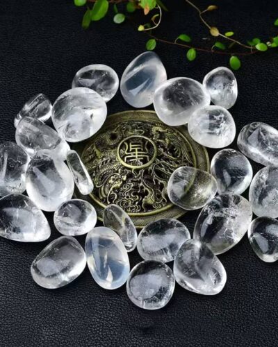 Wholesale White Large Clear Quartz Tumbles