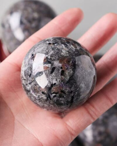 1 Pcs Yooperlite Flame Stone Crystal Spheres Wholesale