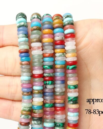6*2MM Abacus Shape Crystal Beads Jewellery Making