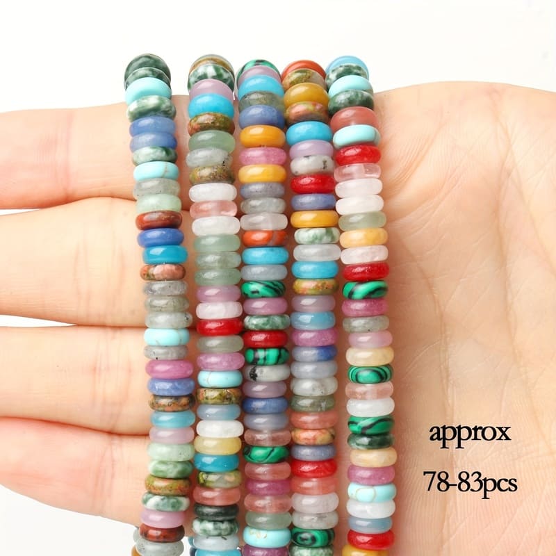 6*2MM Abacus Shape Crystal Beads Jewellery Making
