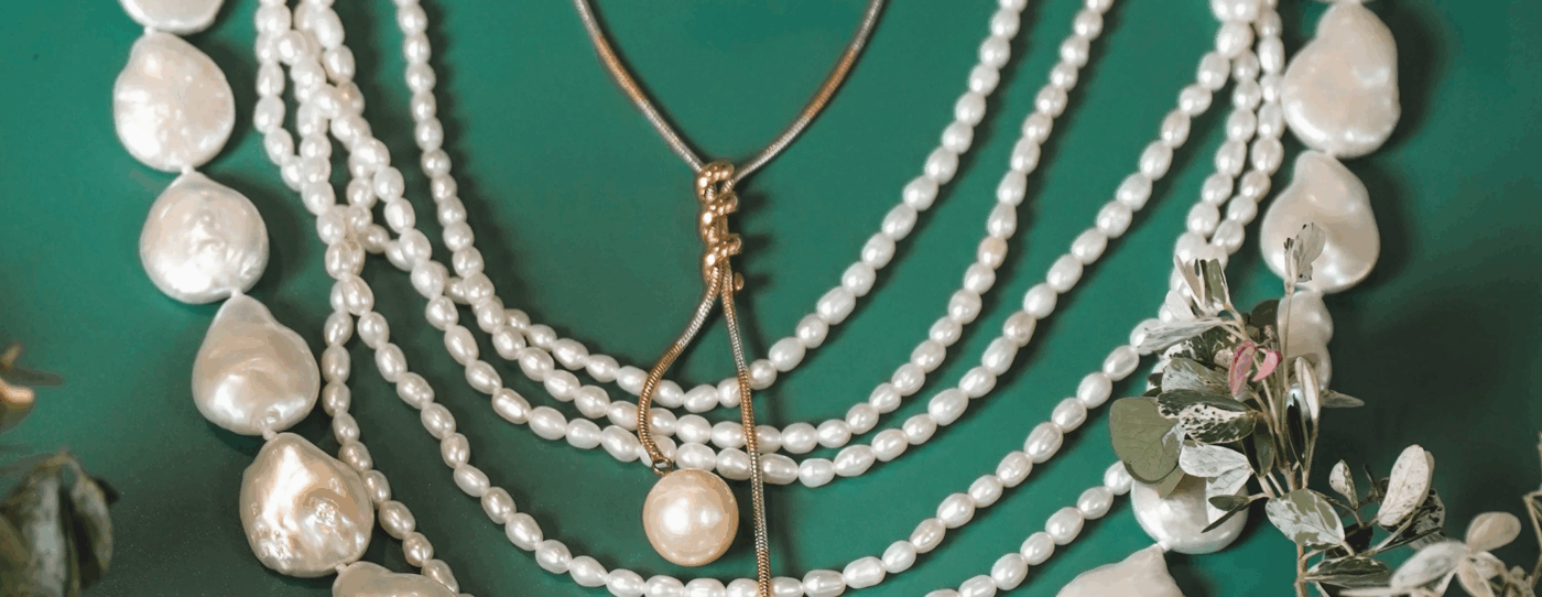pearl jewelry banner